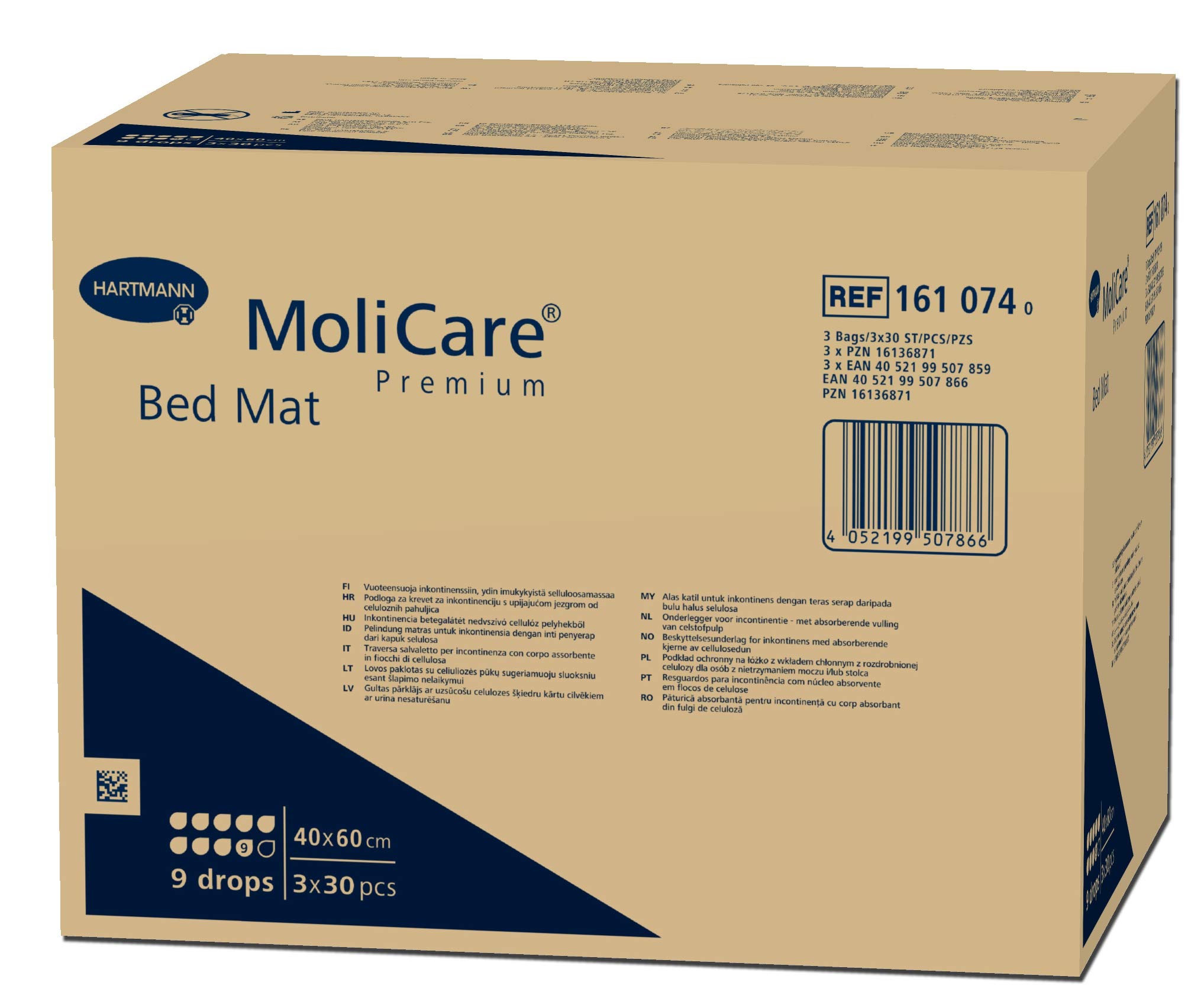 MOLICARE Premium Bed Mat 9 Tropfen 40x60 cm