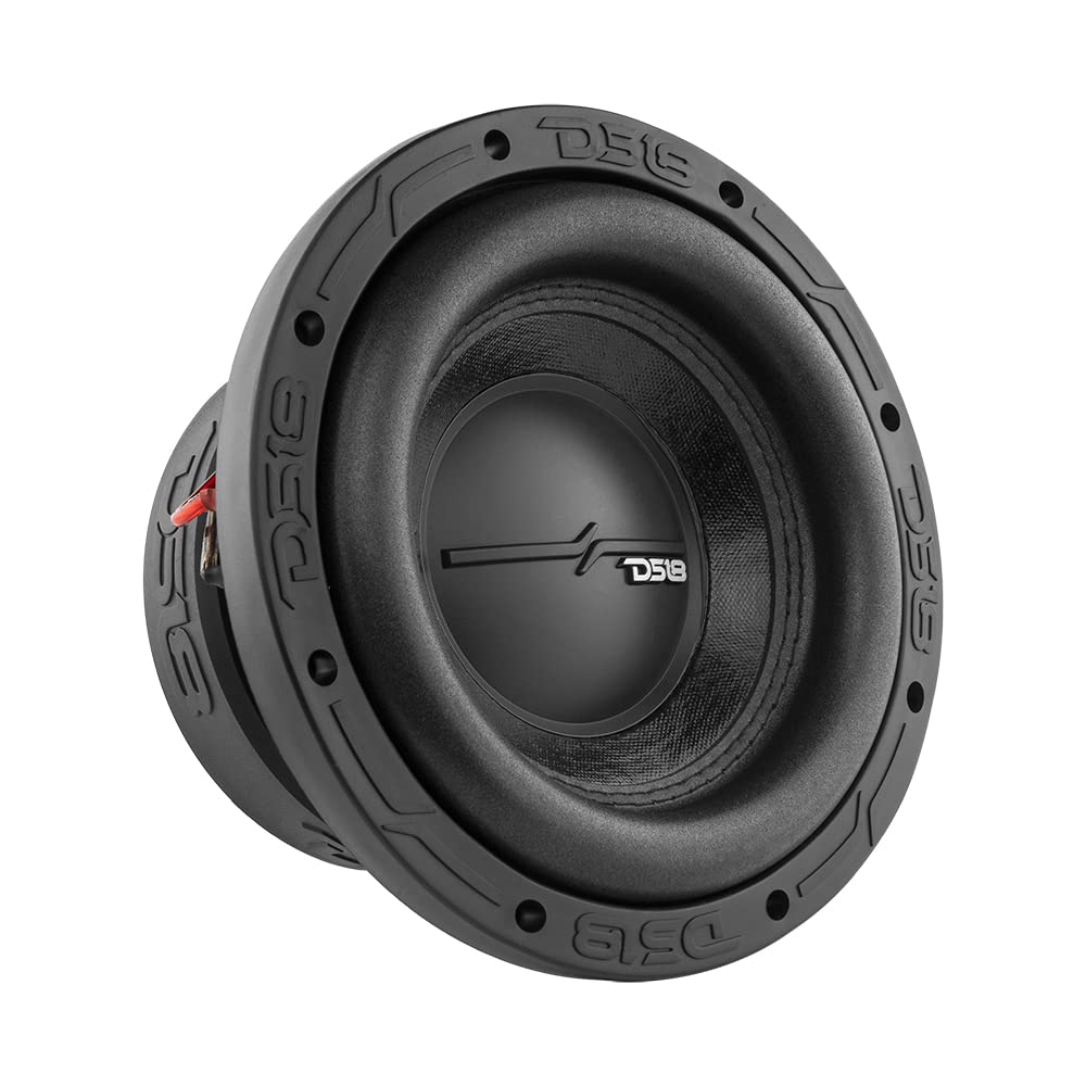 DS18 ZR8.4D Elite-Z 8 Zoll Auto-Audio-Subwoofer 900 Watt Dual Voice Coil 4 Ohm DVC 4+4 Ohm (1 Lautsprecher)