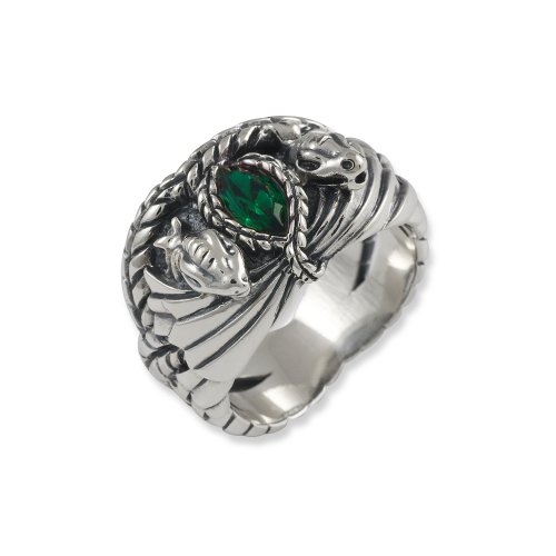 Herr der Ringe/Hobbit Schmuck by Schumann Design Ring Barahir Aragorn aus 925 Silber 10004057