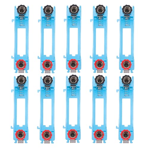 10 Stück Physik-Experiment-Batteriekasten, elektrisches Laborzubehör, Experimentier-Sets