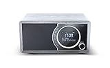 SHARP DR450 Digitalradio (DAB/DAB+/FM mit RDS, Bluetooth, Wecker-Funktionen, 6 Watt), grau