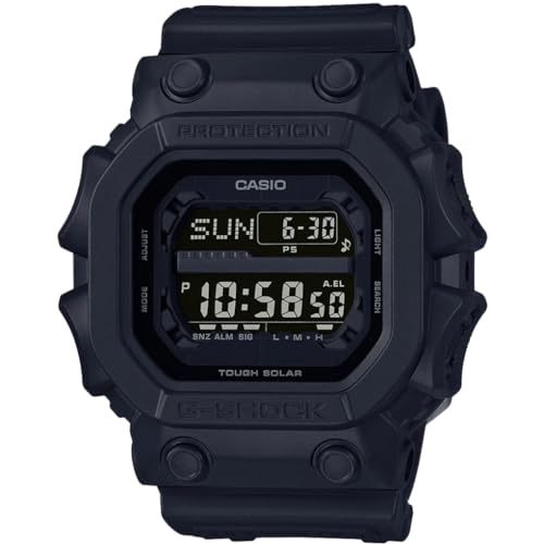 Casio G-Shock Digital Herrenarmbanduhr GX-M56BB schwarz, Solar und Funkuhr, 20 BAR