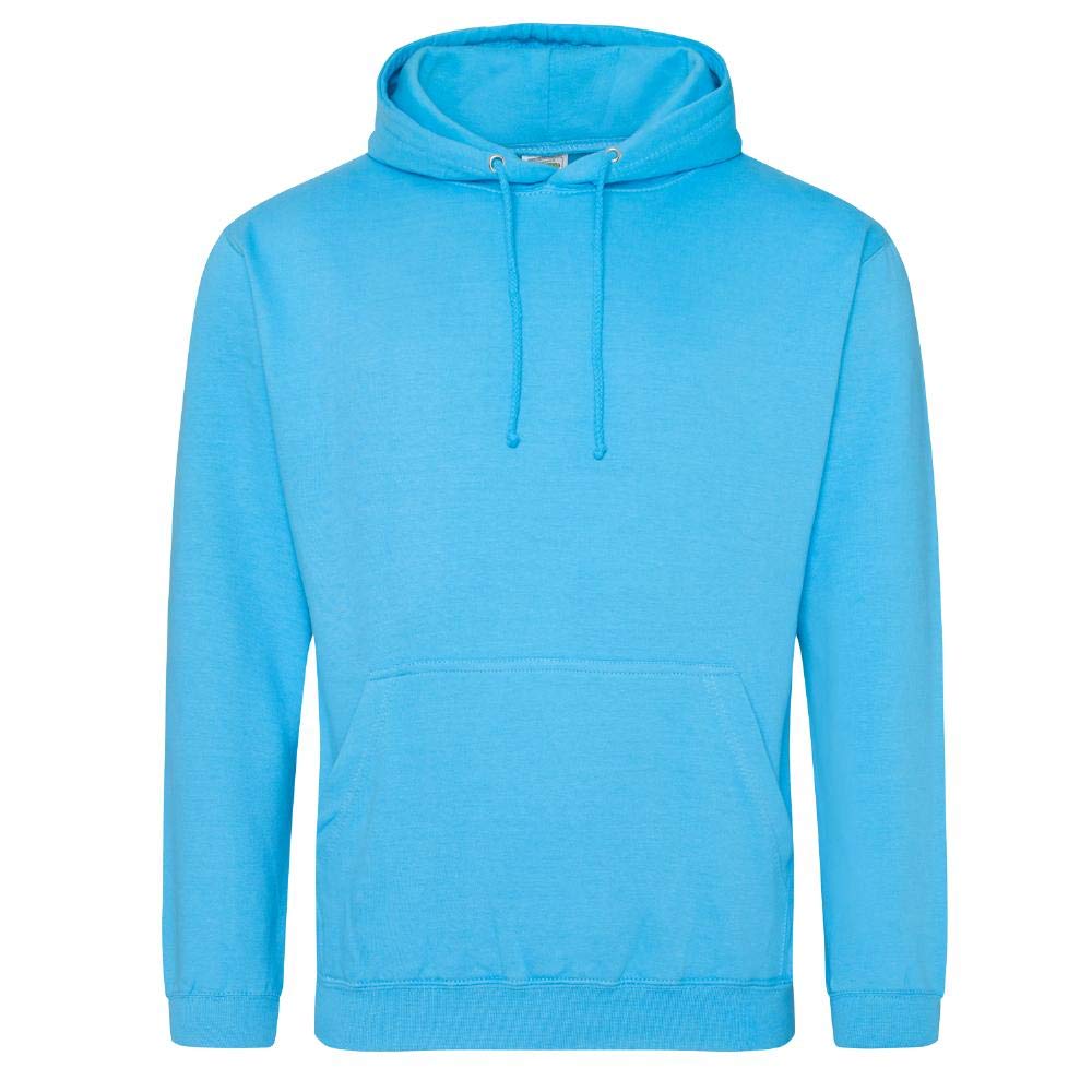 Just Hoods - Unisex College Hoodie/Hawaiian Blue, 3XL