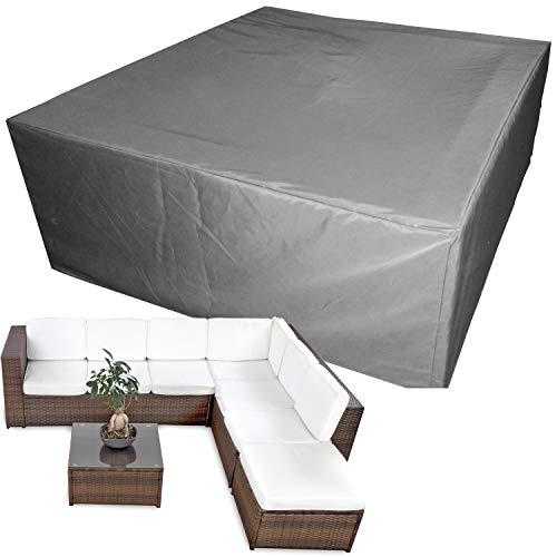 winterfeste LUXUS Gartenmöbel Lounge Möbel Set Schutzhülle Hülle Haube Plane Abdeckung Abdeckplane 160x146x62cm