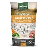 AniForte Huhn Trockenfutter für Hunde 2kg – Zartes Huhn mit Reis & Möhren, Vitamine für Hunde, Halbfeuchtes Trockenfutter, Hundefutter trocken glutenfrei für Allergiker