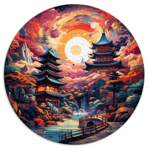 Puzzles für Puzzles mit japanischer Landschaft, Puzzles 1000 Teile, 26,5 x 26,5 Zoll, Puzzles als Geschenke, tolle Geschenke für Weihnachten