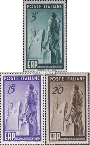 Prophila Collection Italien 774-776 (kompl.Ausg.) gestempelt 1949 Marshallplan (Briefmarken für Sammler) Seefahrt/Schiffe