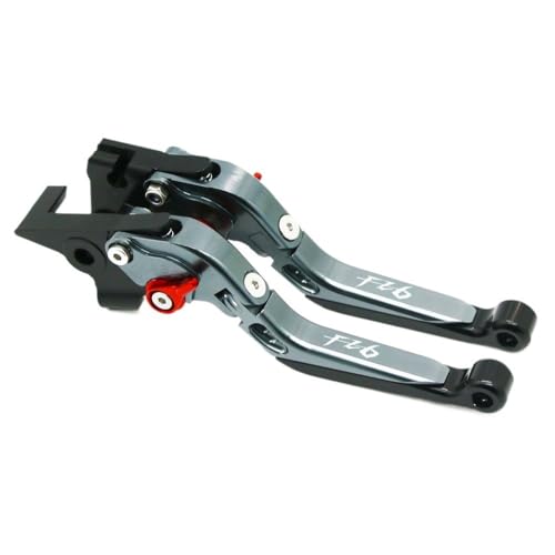 AXCAR Für Y&amaha Für FA&ZER FZ6 FZ 6 2004-2010 Für XJ6 FZ6R 2009-2020 Für FZ8 2011-2015 Motorrad Verstellbarer Klappbarer Ausziehbarer Bremskupplungshebel Kupplung Bremshebel