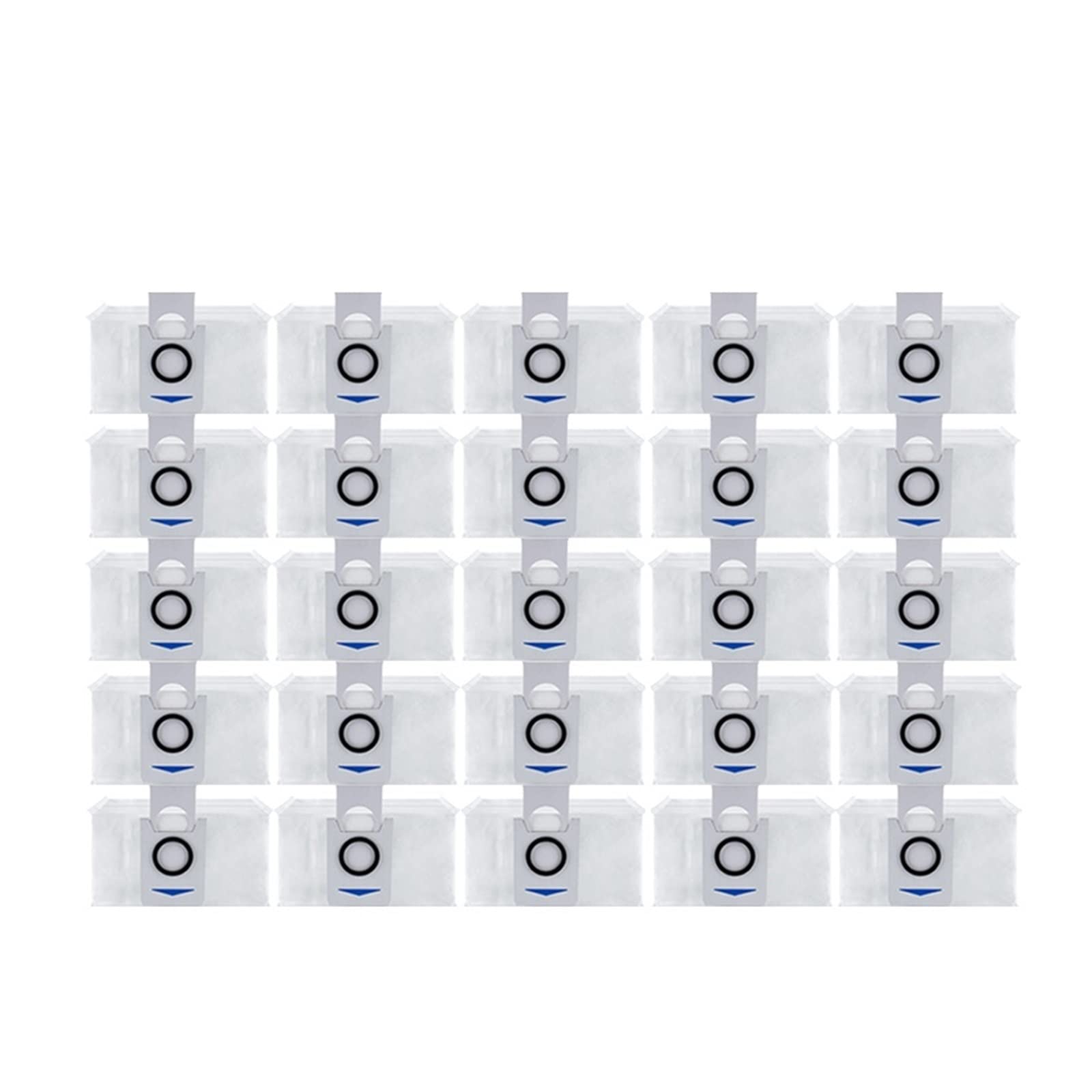 Staubsauger-Staubbeutel, Hepa-Filter, Haupt-/Seitenbürste, Wischmopp, Staubbehälter, kompatibel mit Ecovacs Deebot, X1 OMNI/T10 OMNI Roboter-Staubsauger(25PCS-01)