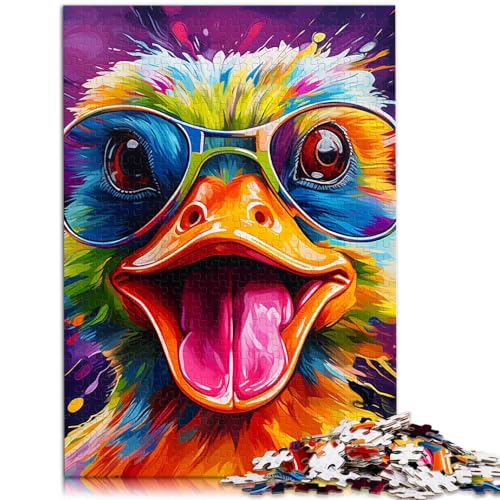 Puzzles Geschenke Spielzeug Bunte Kunstenten Puzzles für Erwachsene 1000-Teile Holzpuzzle Wanddekoration Einzigartige Geburtstags 1000 Teile (50 x 75 cm)