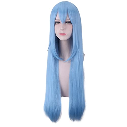 LINLINCD-Anime Coser Wig Cosroad Anime Ich AI neu eingewachsene als Slime Cosplay Wig Milim Nava Rimuru Tempest Shuna Shizu Kostüm Wig One B (Farbe: B Größe: One Size)