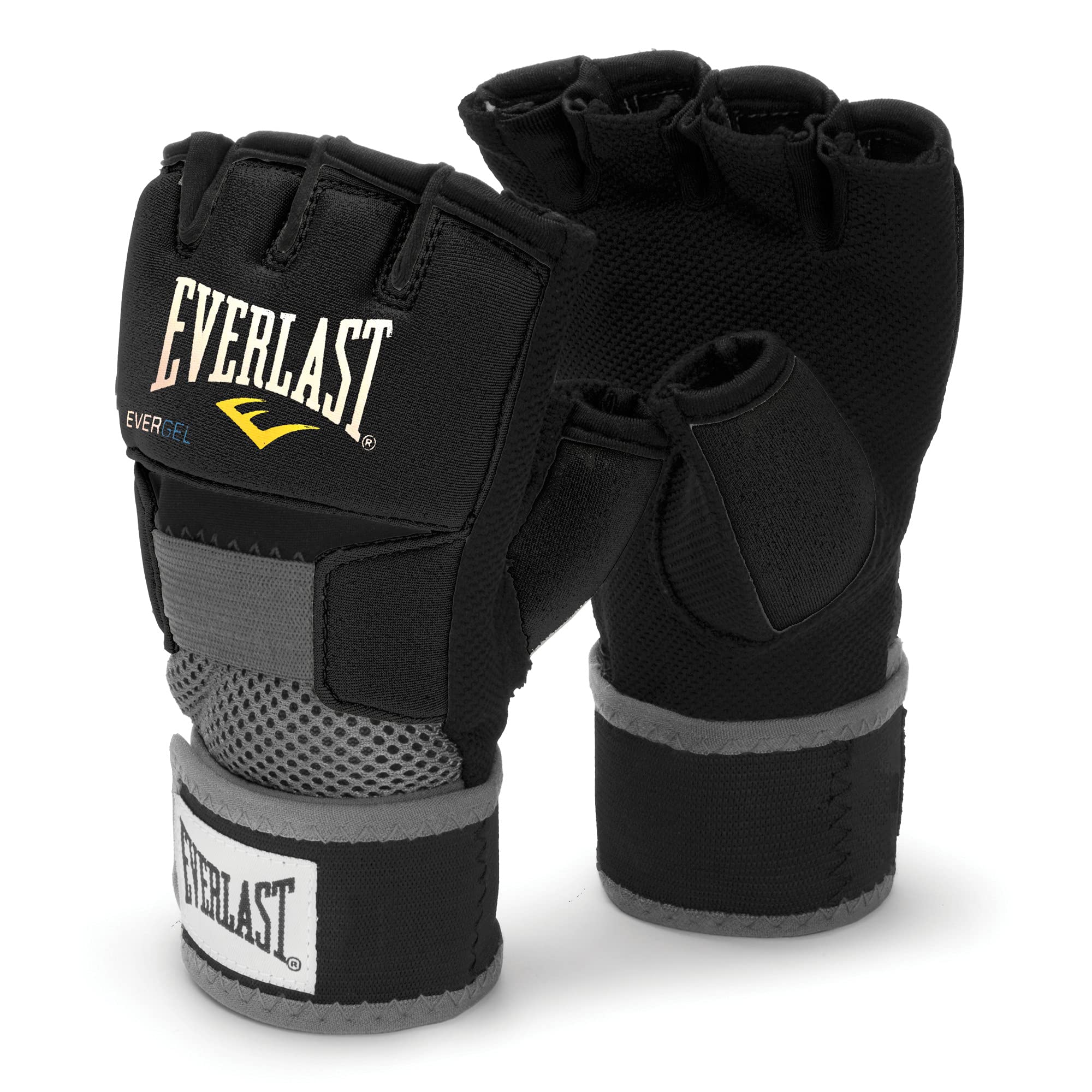 Everlast Unsiex - Erwachsene Sport Boxen Gelhandschuh Evergel Handwraps, Schwarz, M