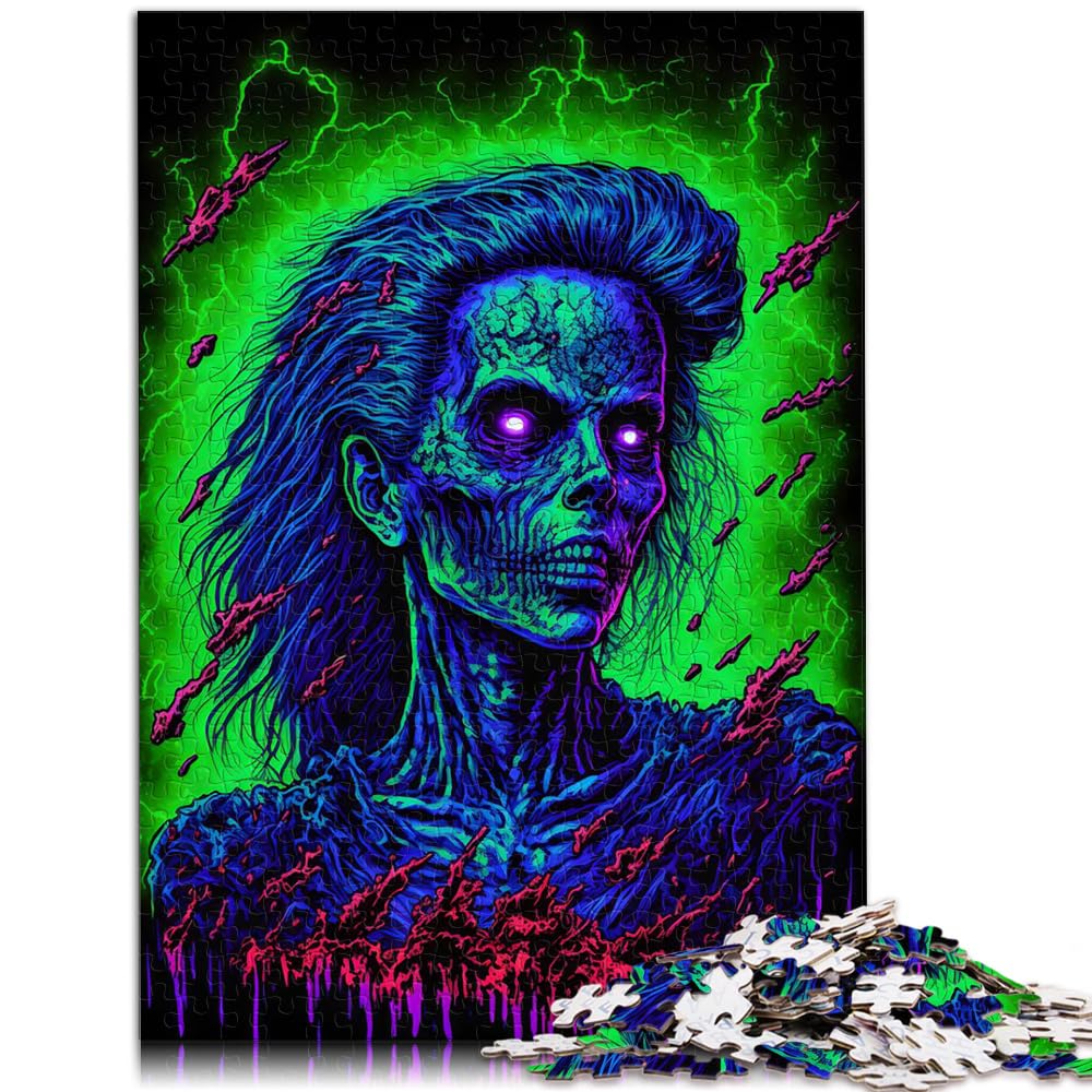 Puzzles als Geschenke für Erwachsene, Zombie-Puzzles, 1000 Teile, Holzpuzzle, Spaß für Aktivitäten zu Hause, Geburtstagsgeschenk, Reisegeschenke, 1000 Teile (50 x 75 cm)