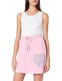 Love Moschino Damen Mini with Side Pockets and Elasticized Waist Skirt, PINK, 38