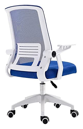 Bürostuhl Racing Chair, Bequemer Drehstuhl mit Lift-Funktion, Gaming-Stuhl, Computerstuhl, Atmungsaktive Netzrückenlehne, Bürostuhl mit mittlerer Rückenlehne, Leichter, Robuster Kniestuhl mit Sternf