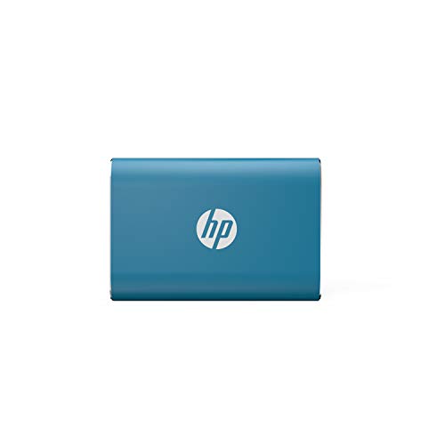 HP Externe SSD P500 250 GB blau - USB Typ-C 3.1 - Lesegeschwindigkeit 350 MB/s - Schreiben 210 MB/s