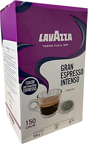 300 lavazza pads ese grand espresso intenso 44 mm pads lavazza ese150 Stück