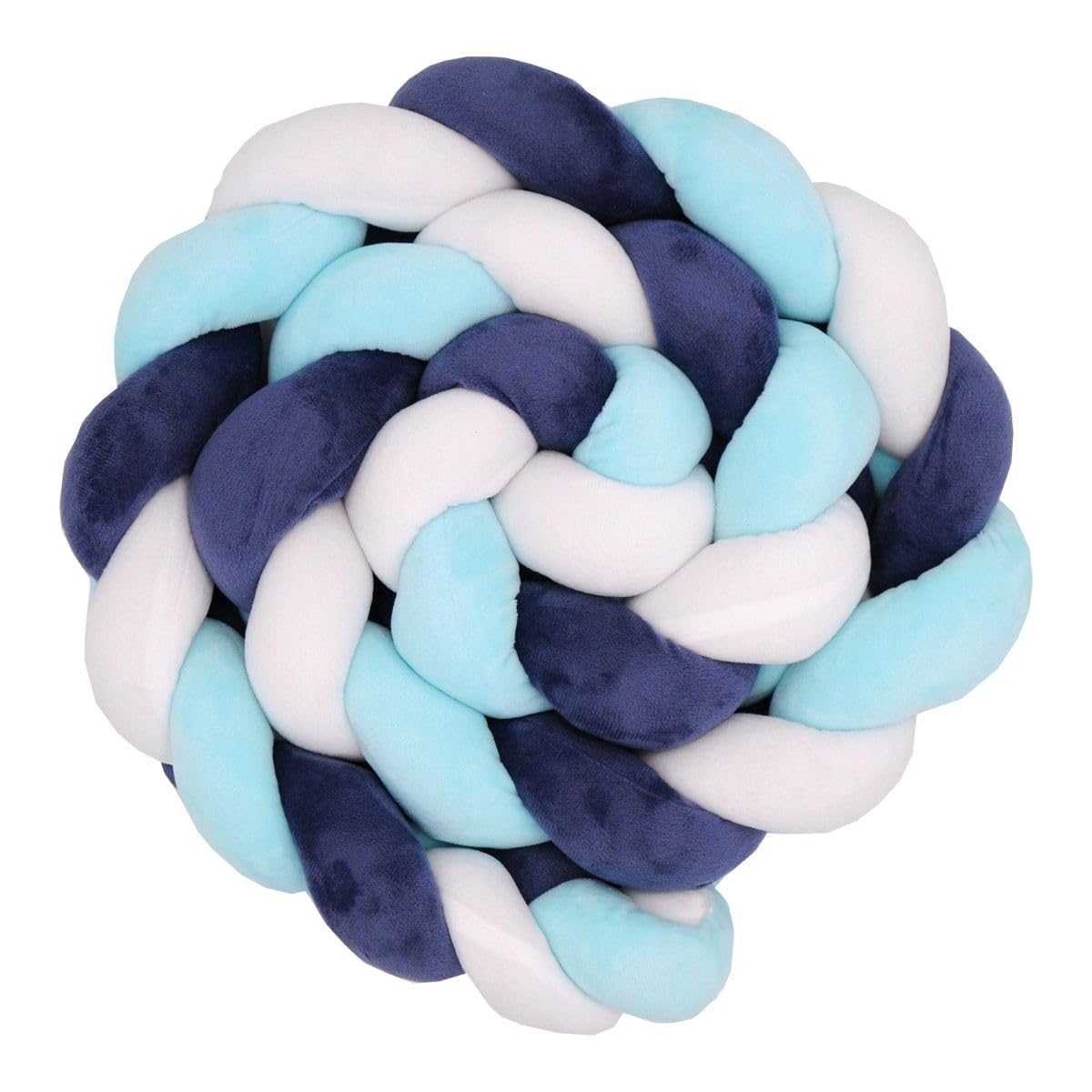 Babycalin - Geflochtenes Kissen, 200 cm, Blau, 1 Unité (Lot de 1)