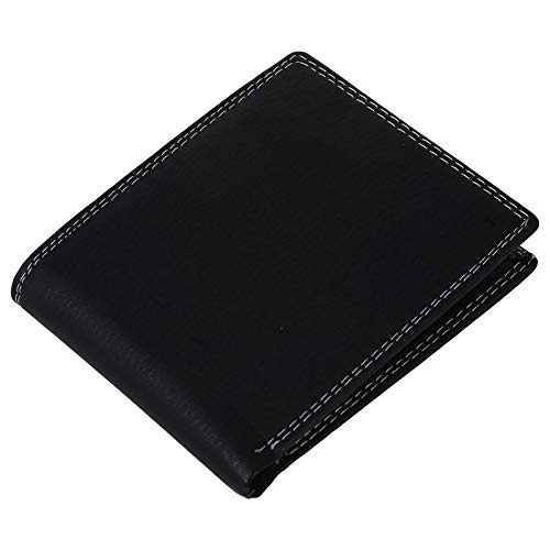 TREGOO Portemonnaie Herren Männer Luxus Leder-Karte Geldeingang Halter-Organisator Bifold Wallet Geldbörse