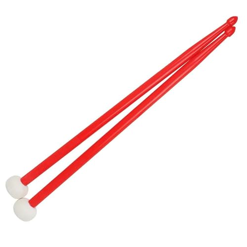 5A Drumsticks Stick Nylon Filz Hammer Drum Sticks Für Anfänger Percussion Instrument Teile Trommelstöcke für Anfänger (Color : A)