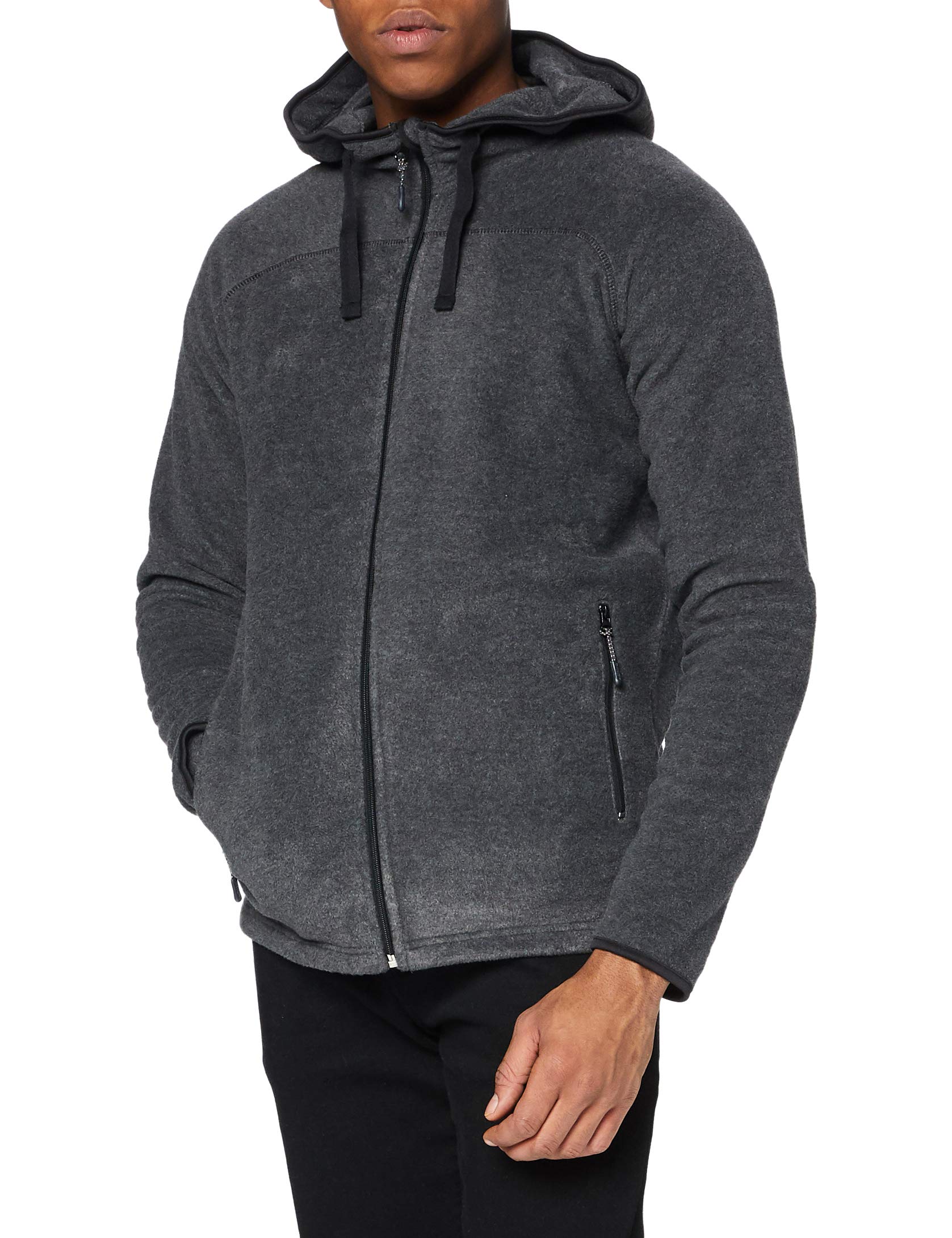 Stedman Apparel Herren Active Power Fleece Jacket/ST5040 Kapuzenpullover, Grau (Anthra Heather), M