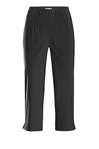 Stehmann Ina-530, Bequeme, stretchige Caprihose Farbe schwarz, Größe 46