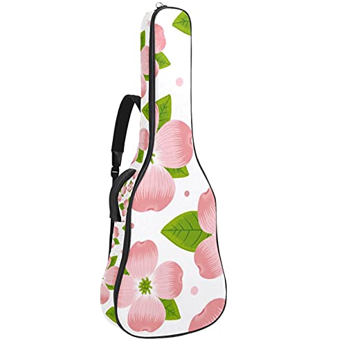 Anfänger Akustikgitarre Bundle Full Size Fichtendecke Cutaway Akustikgitarre Tasche ，Blume