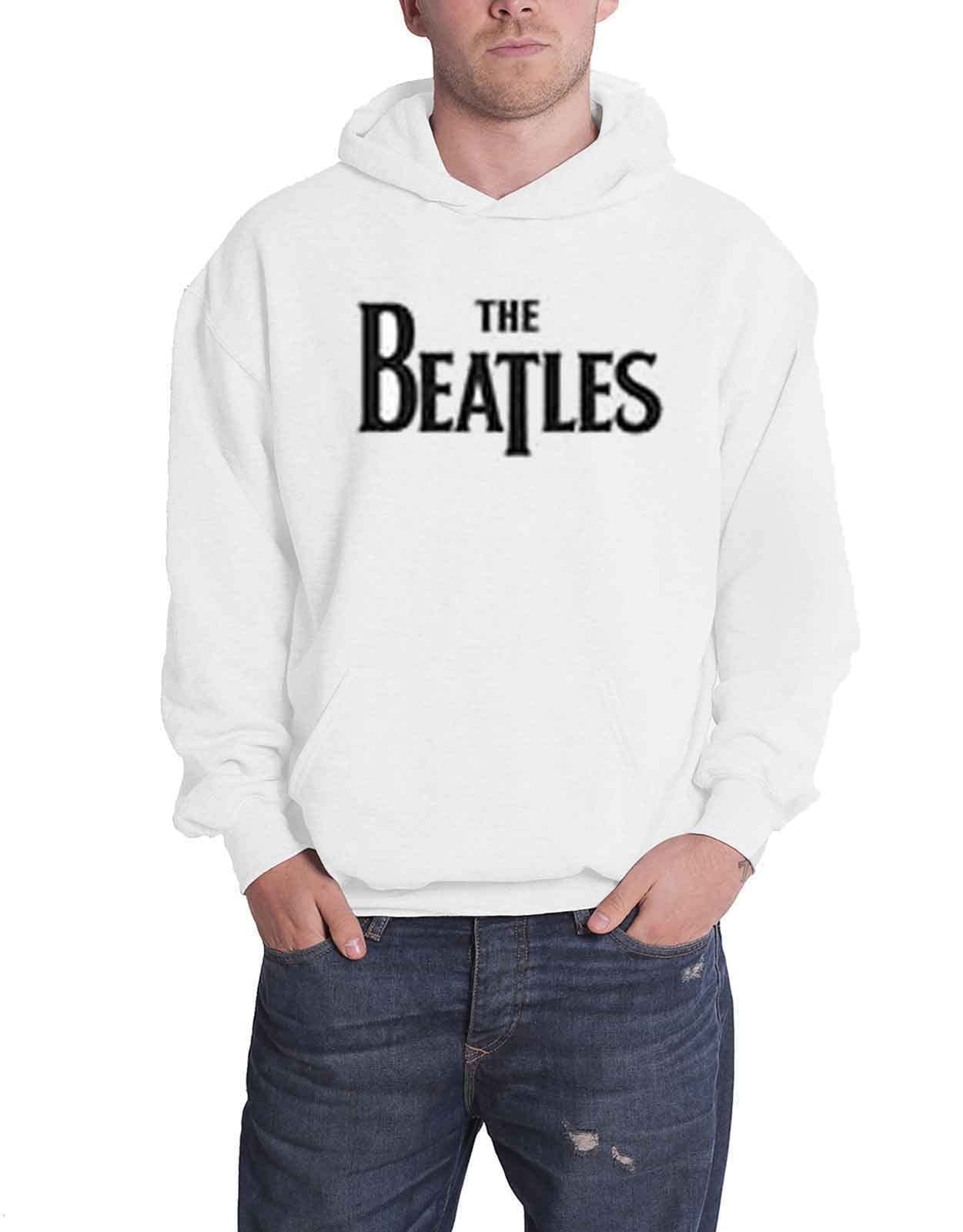 The Beatles Kapuzenpullover Let it Be 3 Savile Row Nue offiziell Herren Weiß XL