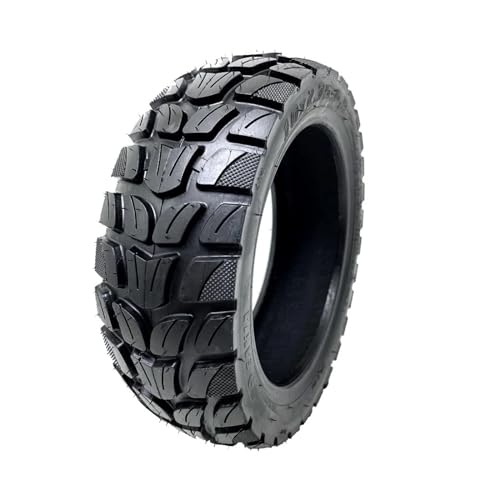 Skdvy Elektroroller Offroad Reifen 10x2.75-6.5 Tubeless Tire 10x2.70-6.5 255x70 Off-Road Tyre for 10 Inch Electric Scooter Front and Rear Wheel Parts(Tire Straight Valve)