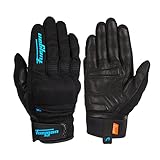 Furygan JET D3O Lady - Damen-Motorradhandschuhe- Handfläche aus 100 % Leder - Taktil - Komfort - Sommerhandschuhe - Atmungsaktiv & leicht - Mittelhandschutz D3O d30