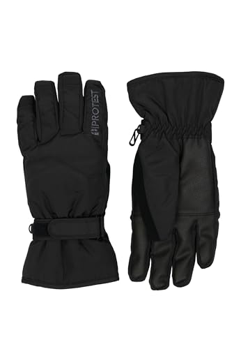 Protest Men Ski and Snowboard Gloves PRTBARKAR 10K Wasserdicht Und Atmungsaktiv PFC-Frei True Black XL