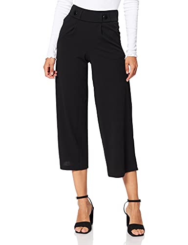 JdY Damen JDYGEGGO New Ancle Pants JRS NOOS Hose, Black/Detail:Black Buttons, XXS