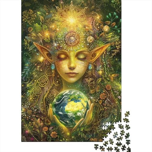 1000 Teile für Erwachsene, schwierige Puzzles, farbige Fantasie-Mädchen-Puzzles, Puzzles für Erwachsene und Teenager für anspruchsvolle Puzzlespiele und Familienspiele (Größe 75x50cm)