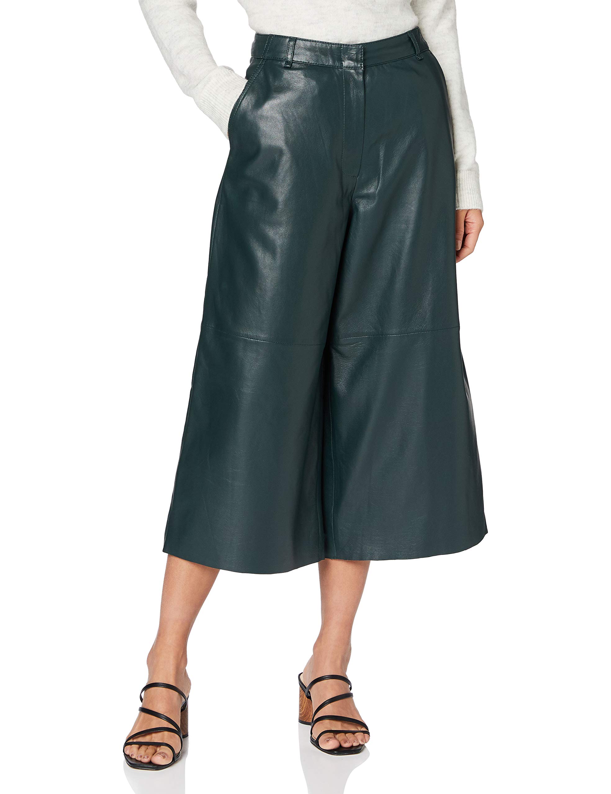 Oakwood Damen Meghan Klassische Hose, Dunkelgrün, 34