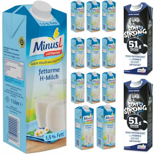 Minus L H-Milch 1,5% Fett laktosefrei 1 l x 12 Stück