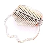 17 Tasten Daumenklavier Transparent Kalimba Wolkenform Fingerklavier Musikinstrument Geschenke Für Anfänger Frauen Mädchen