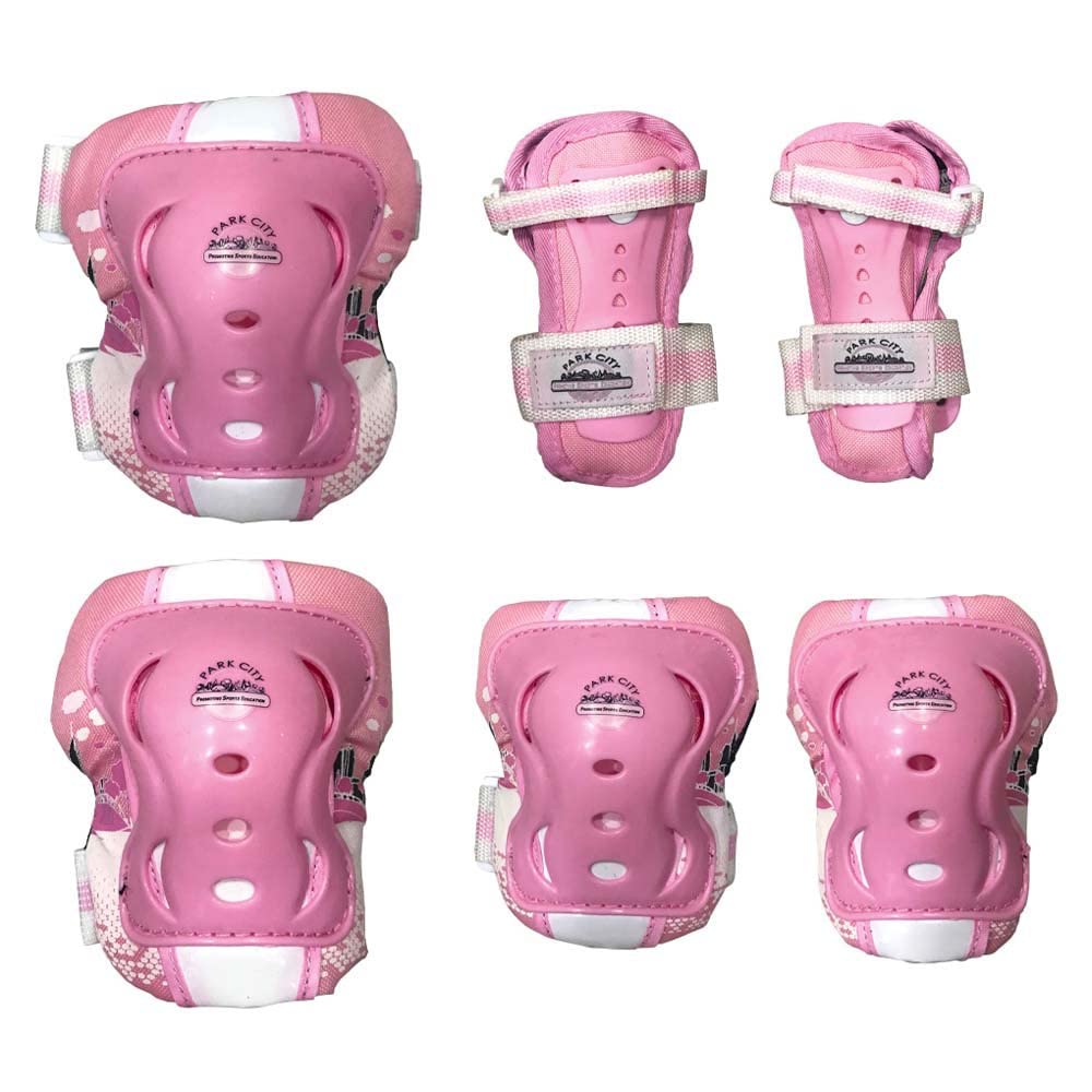 KRF The New Urban Concept Unisex-Baby des Park City Prot. Set Protecciones Rosa Tm