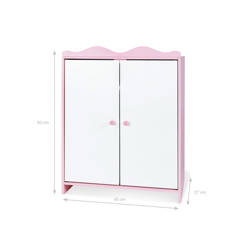 Pinolino Puppenschrank »Jasmin«, BxHxT: 45 x 62 x 27 cm, für Kinder ab 2 Jahren 2