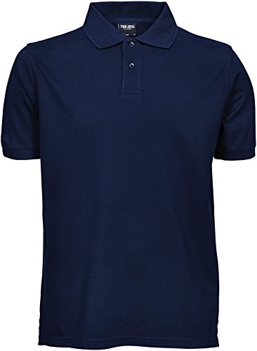 Schweres Piqué Poloshirt - Farbe: Navy - Größe: XL