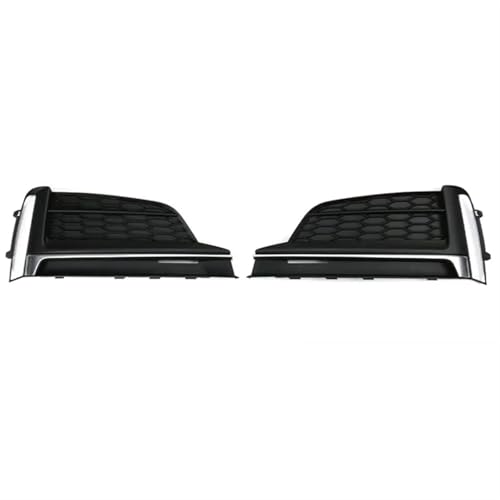 Frontgrills Für Für A5 Sport S5 Sline 2017 2018 2019 Links Rechts Vorne Stoßstange Seite Nebel Licht Kühlergrill Nebelscheinwerfer Abdeckung Front Bumper Grille(Links und rechts)