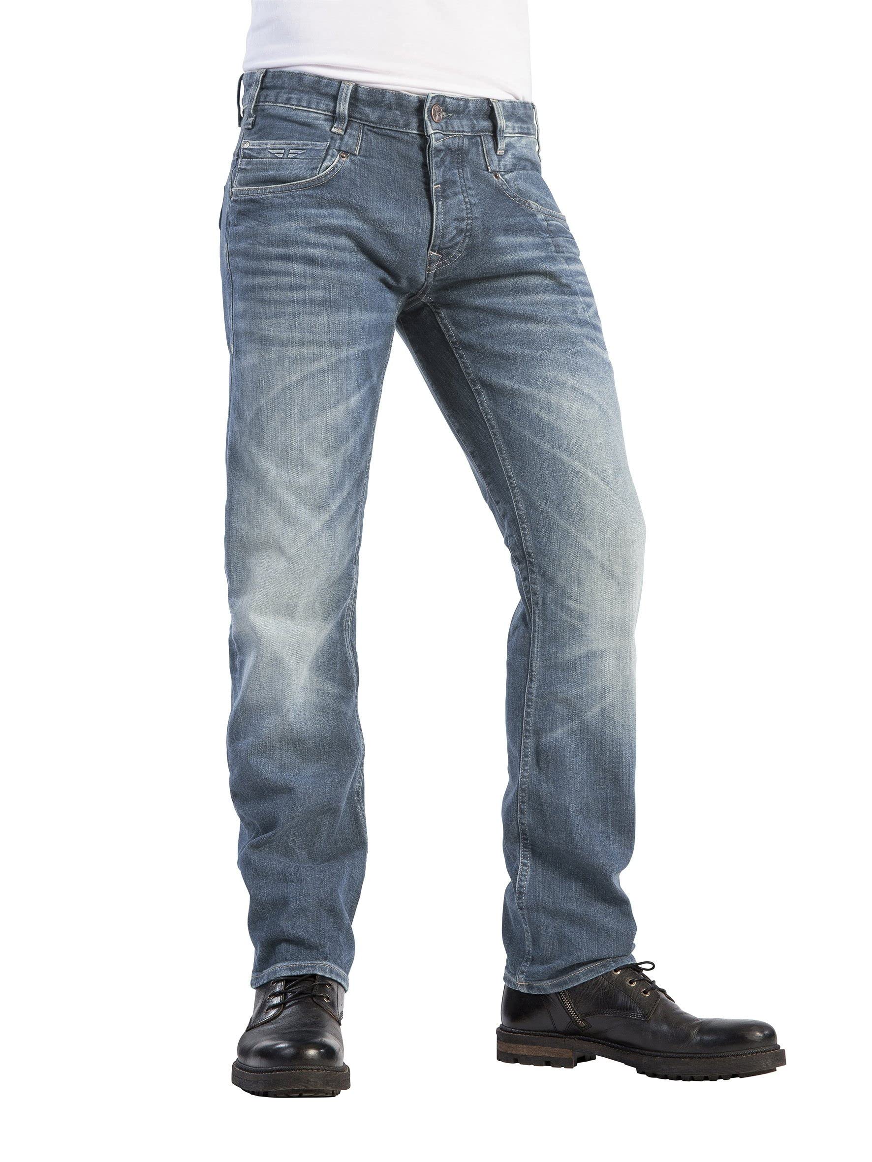 Hero Baxter Stretch Denim Relaxed Fit Jeans Hose 5-Pocket - Blue Grey - W40/L30