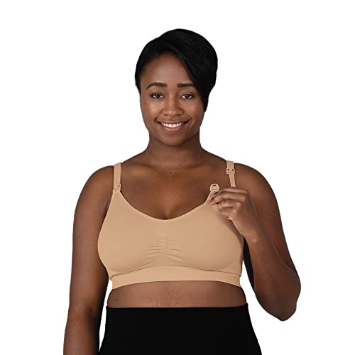 Bravado! Basics Damen Komfort Schwangerschafts-BH und Still-BH verstellbar, nahtlos, S-XXL, Hautfarben, X-Large