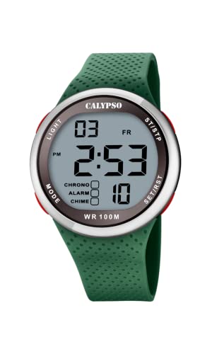 Calypso Unisex Digital Quarz Uhr mit Plastik Armband K5785/5