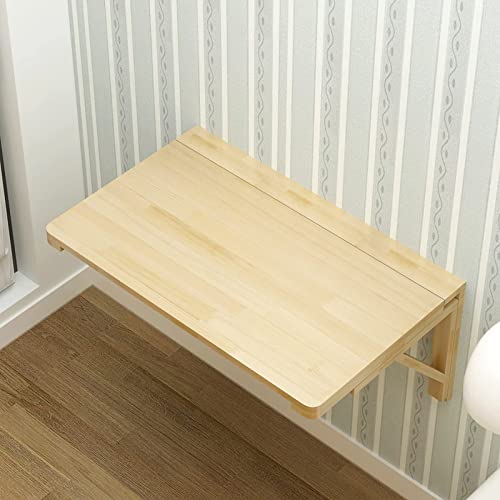 Wandtisch Moderner und minimalistischer Klapptisch, Wandklapptisch aus Holz, Klappbarer Klapptisch zur Wandmontage, für Zuhause, Büro, Arbeitszimmer (75 x 50 cm) Klappschreibtisch (80 x 55 cm/31 x 21