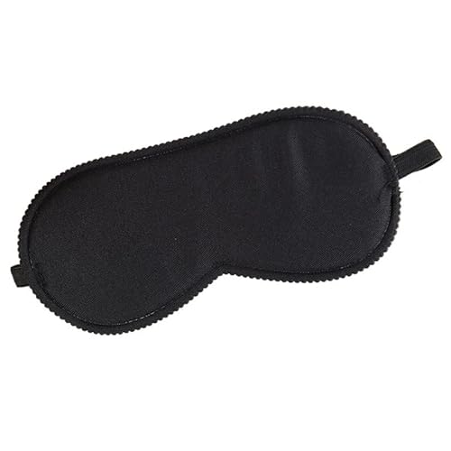 Übernachtung Taschen, Schlafmasken, Weiche tragbare Schlafmaske, schnell schlafend, Augenbinde, Schatten-Patch, Reisen, for Damen und Herren, Augenmasken, Augenmaske for Schlafen (Farbe: Schwarz)