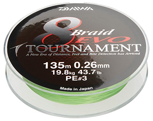 Daiwa Tournament 8 Braid Evo chartreuse 0.08mm 4.9kg 135m