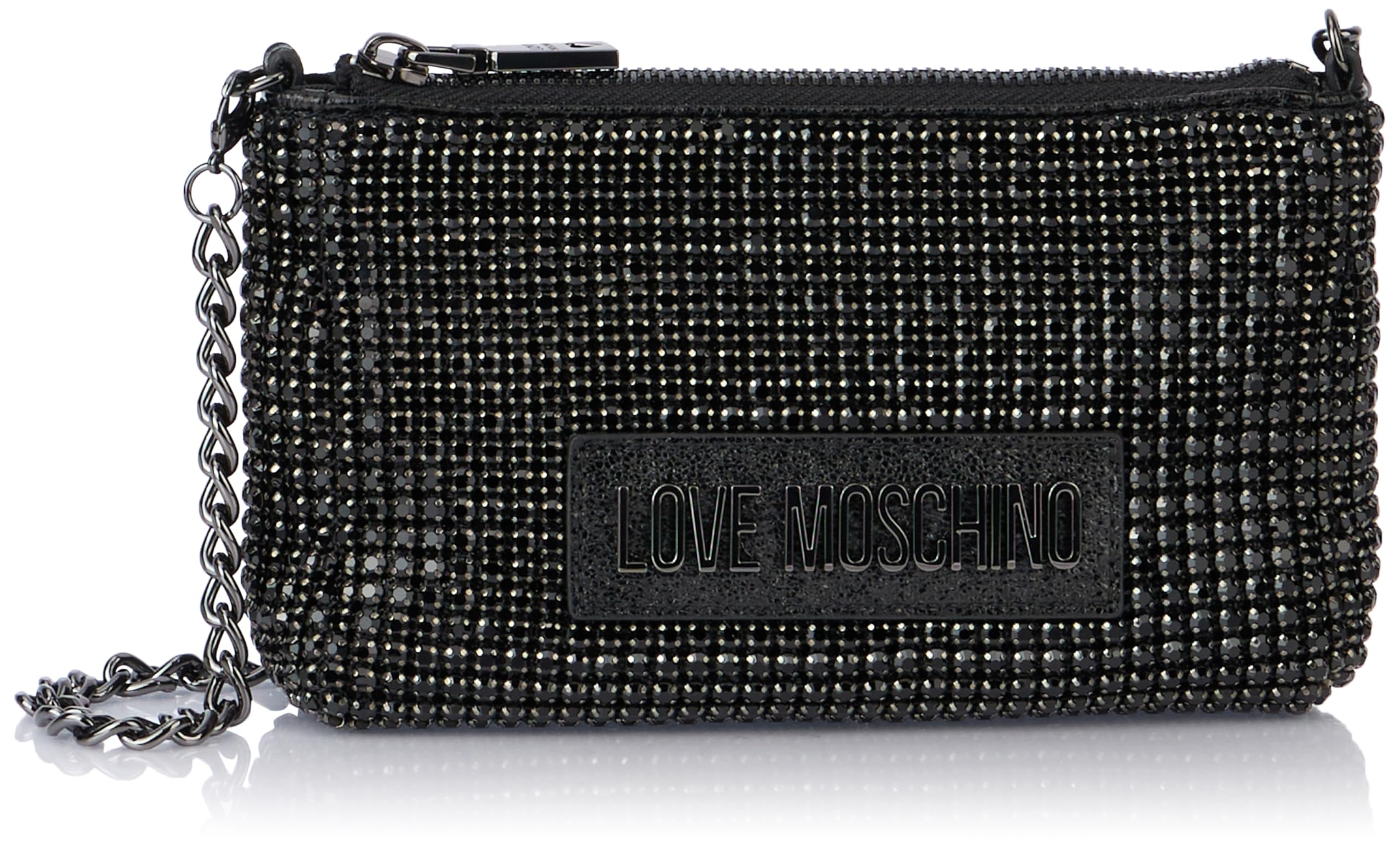 Love Moschino Damen Jc4046pp1llp100a Schultertasche, Schwarz