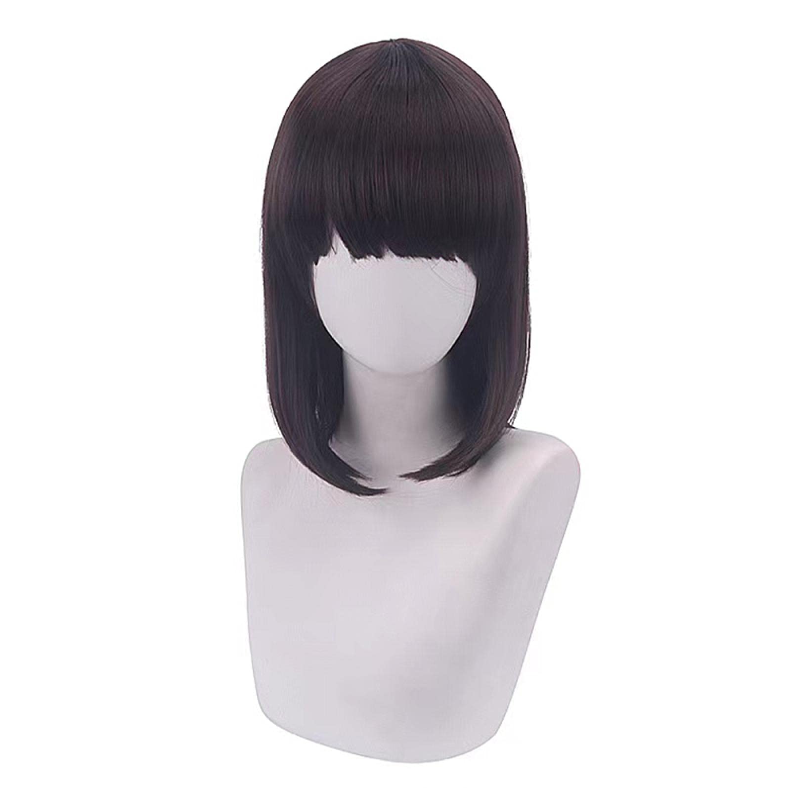 Anime cosplay perücke 30cm Anime Saenai Heldin Kein Sodat-Kata Cosplay Megumi Kato Perücke Rolle Spielen Perücken Halloween Cosplay Kurze braune Haare Perücke Kappe