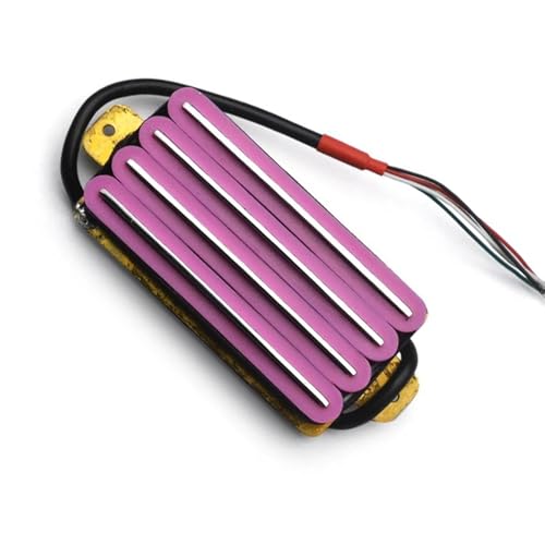 E-Gitarre High Output Track Type Four Coil Humbucker Pickup Zubehör e gitarren tonabnehmer (Color : Purple)