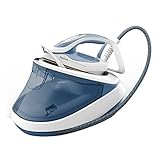 Tefal GV9710 Pro Express Ultimate Dampfbügelstation, 7,6 Bar Dampfdruck, Weiß/Blau